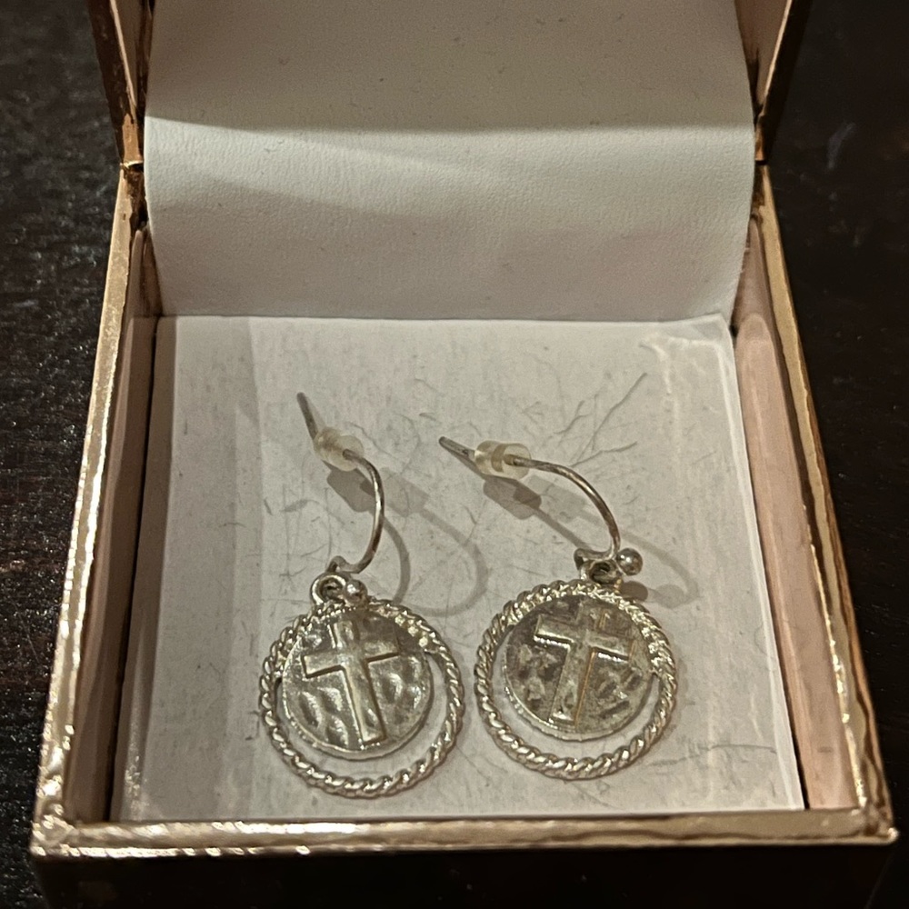 Cross earrings